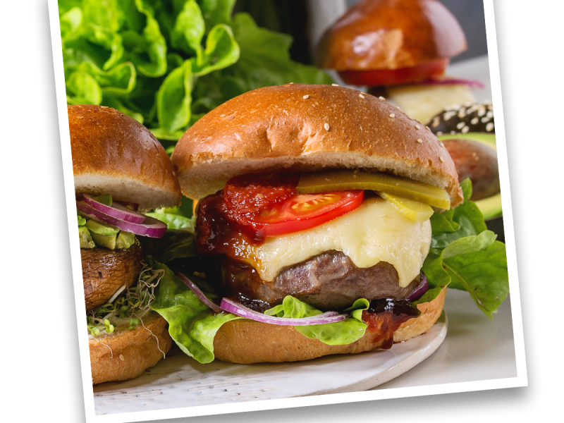 Portobello Big Cheese Burger | Veggie First The Smokey One