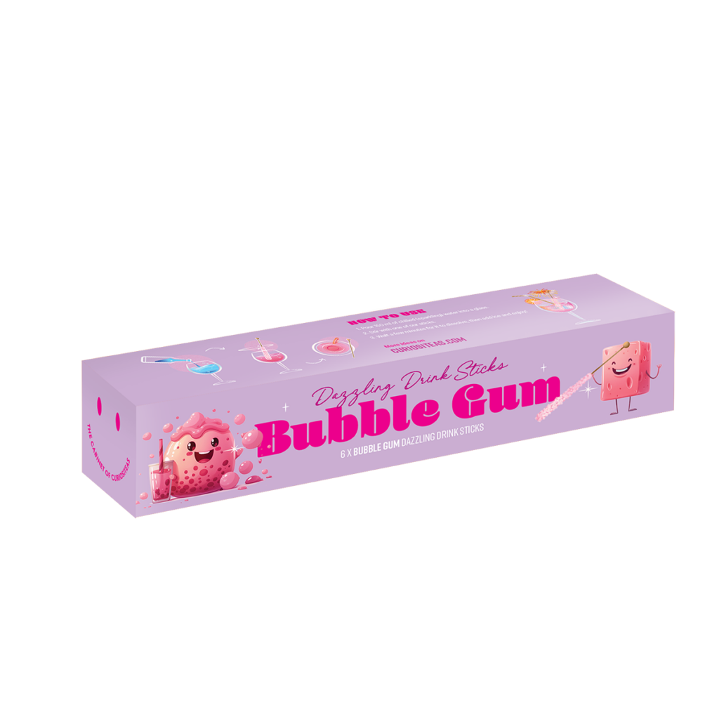 Bubble Gum Magical Drink Sticks (6 sticks in one box) -