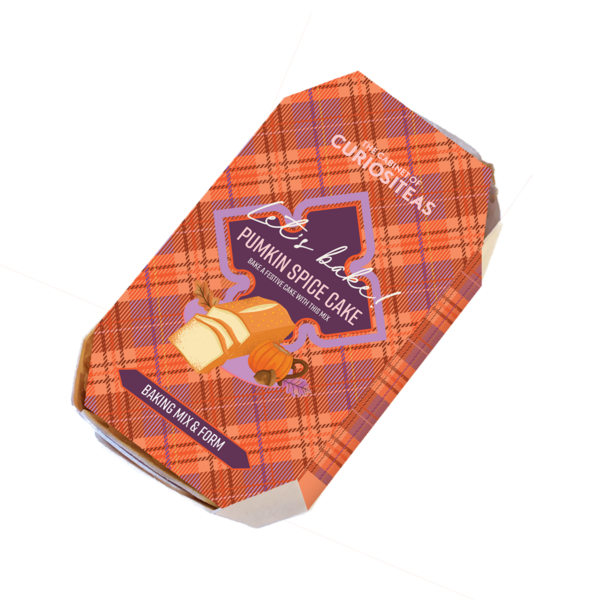 Pumpkin Spice Cake Baking Kit | Tartan Orange