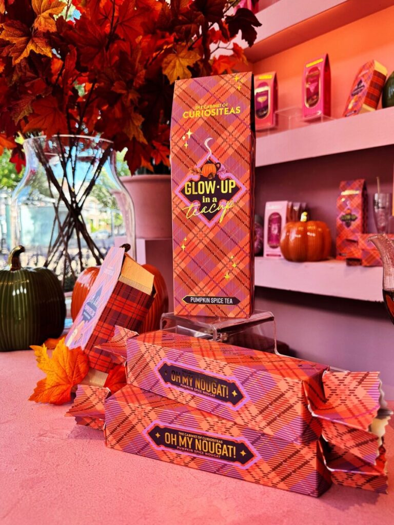 Pumpkin Spice thee, nougat en cake mix